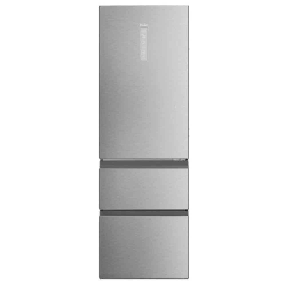 Frigorífico Combi Haier HTW5618ENMG No Frost 185cm 360L E Inox WiFi IA - Imagen 3