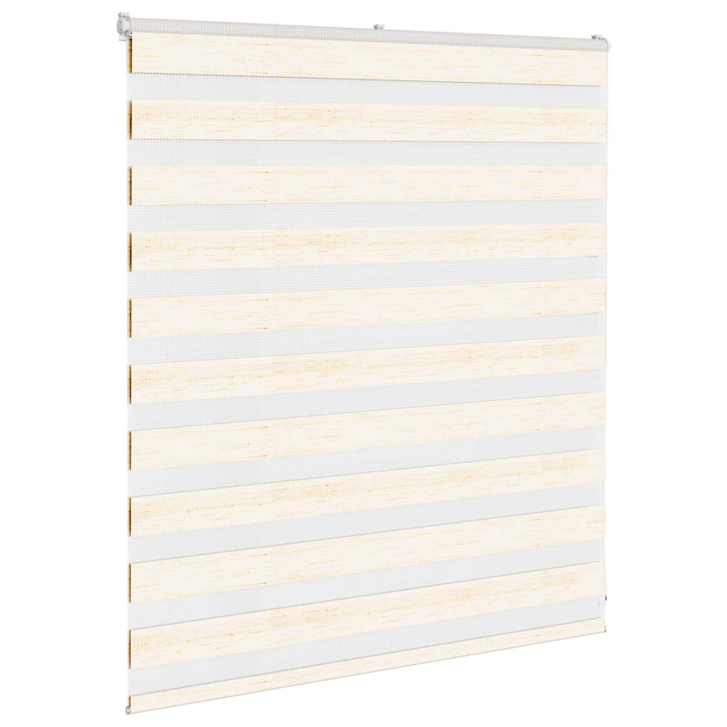Estor cebra beige mármol tejido ancho 130,9 cm poliéster - 3