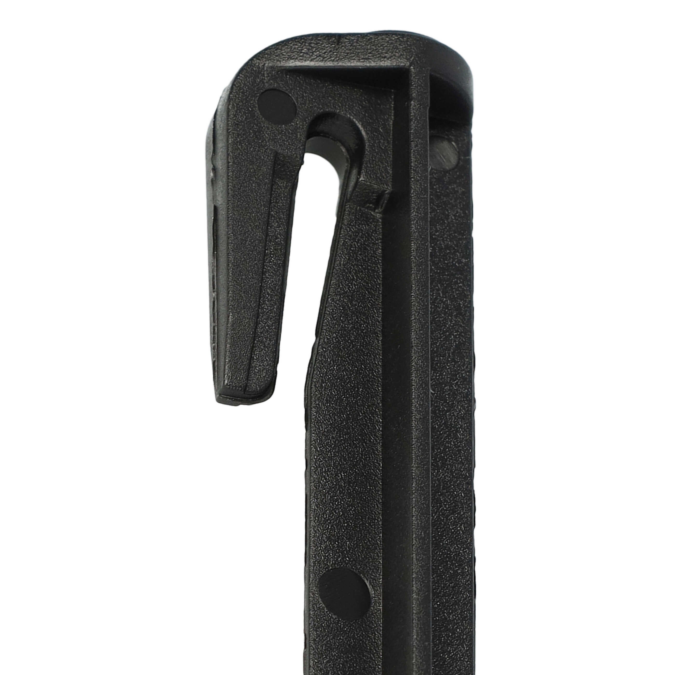 vhbw 200x piquets de fixation pour câble périphérique compatible avec Gardena Sileno robot tondeuse - Lot ancrages au sol, plastique, noir - 4