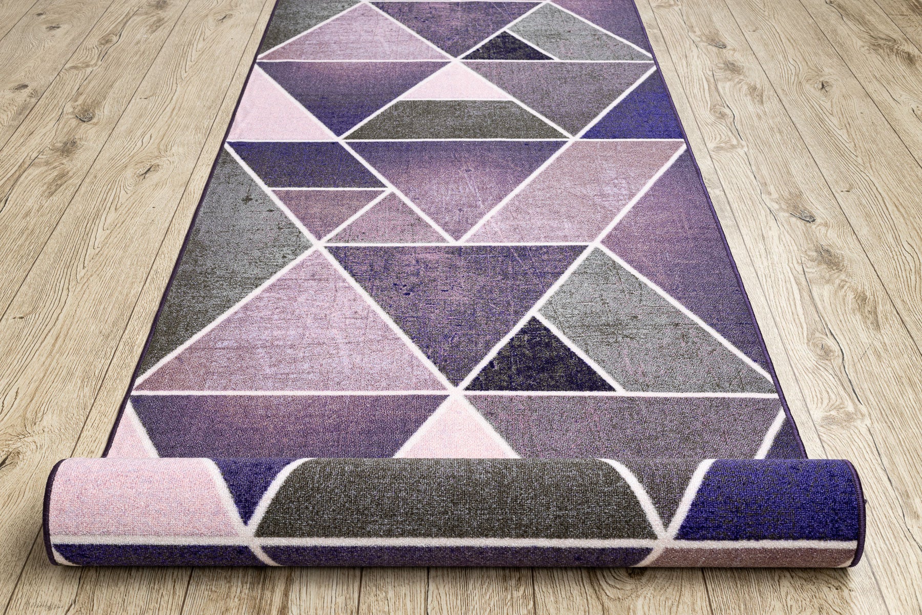 Traversa anti-alunecare TRIANGLE gumă violet 100 cm 100x440 cm | Leroy ...