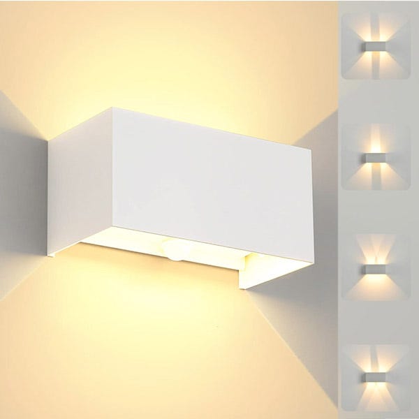 ENCOFT 12W Applique Da Parete LED Interno Forma Esagonoampada Da Parete Moderno Up Down Lampadaampada Da Muro Luce Bianco Caldo 3000k Per Soggiorno Camera Da Letto ENCOFT 12W Applique Da Parete LED Interno Forma Esagonoampada Da Parete Moderno Up Down Lampadaampada Da Muro Luce Bianco Caldo 3000k Per Soggiorno Camera Da Letto
