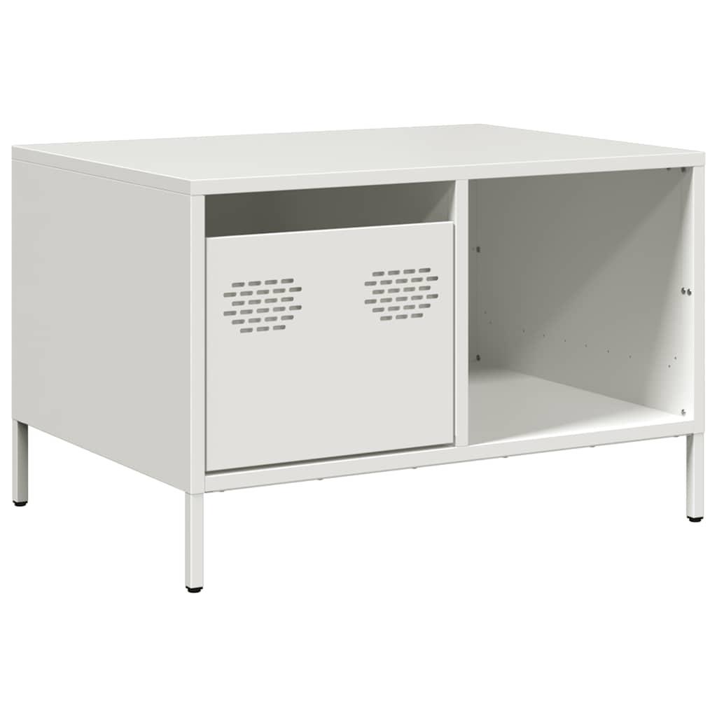 Table de réunion ronde ROBIN - diam. 120 cm - plateau blanc neige