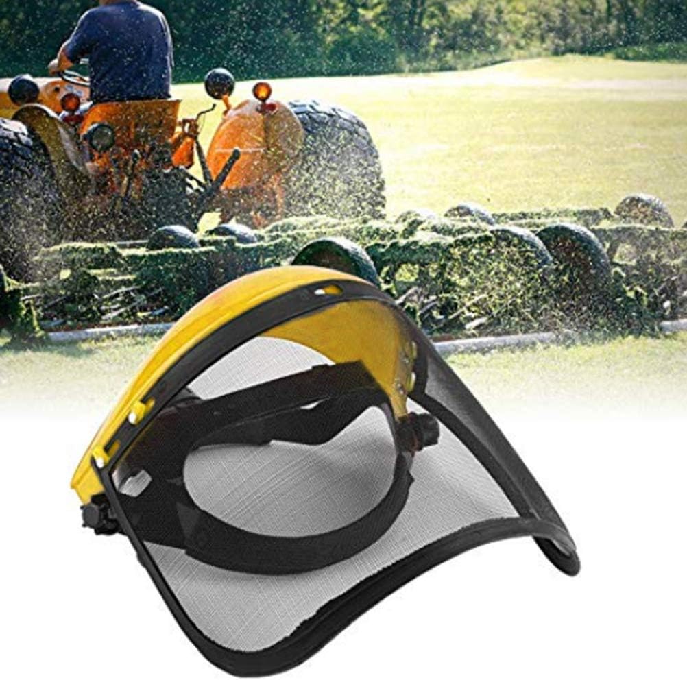 Casque de sécurité avec visière intégrale en maille pour débroussaillage et abattage - Protection forestière et agricole - 3