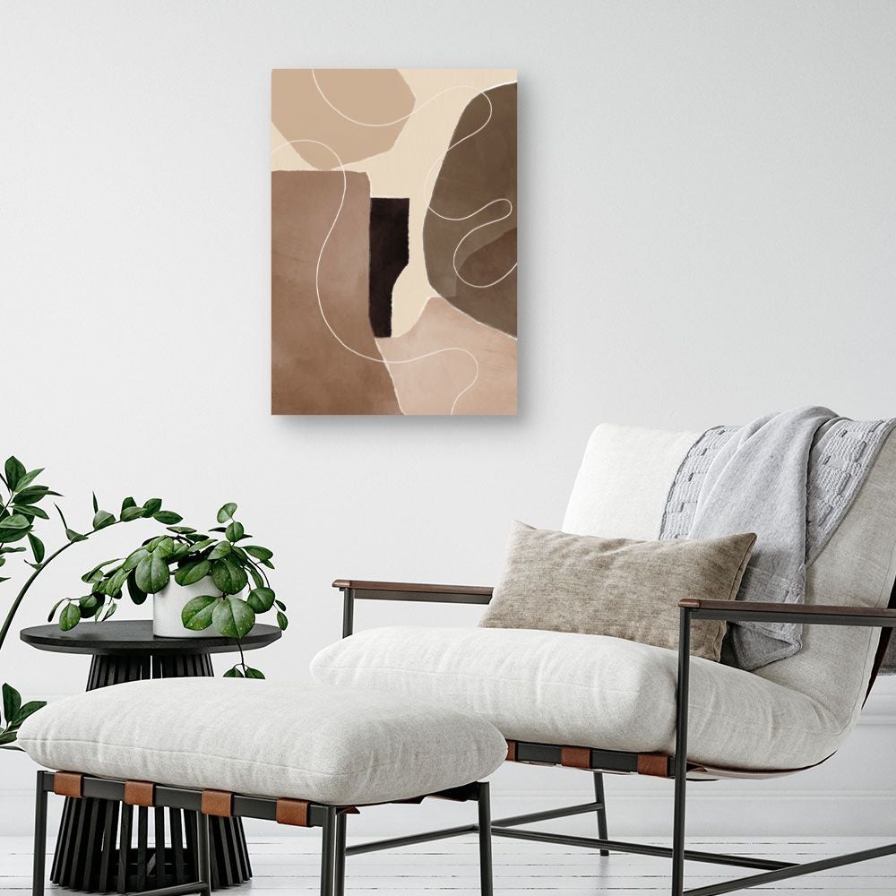 Toile Formes abstraites / 50x70cm / Fabriqué en France / DADA ART - 2