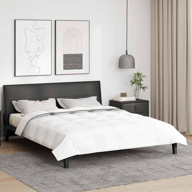 Duvet d'hiver Blanc 240 x 260 cm Plume vidaXL