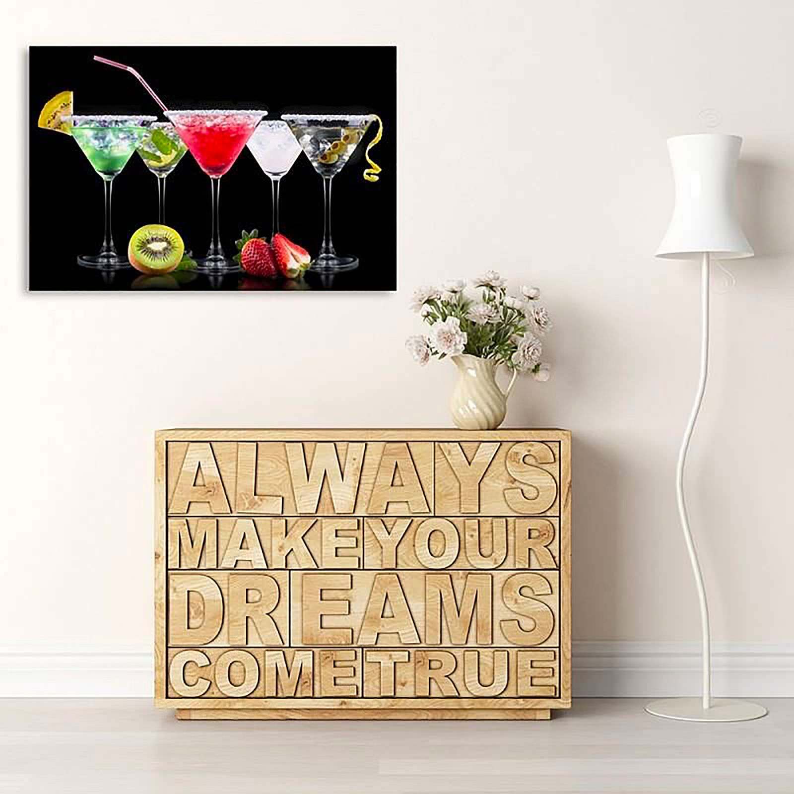 Tableau des boissons et des fruits 2 - 40 x 30 cm - 3