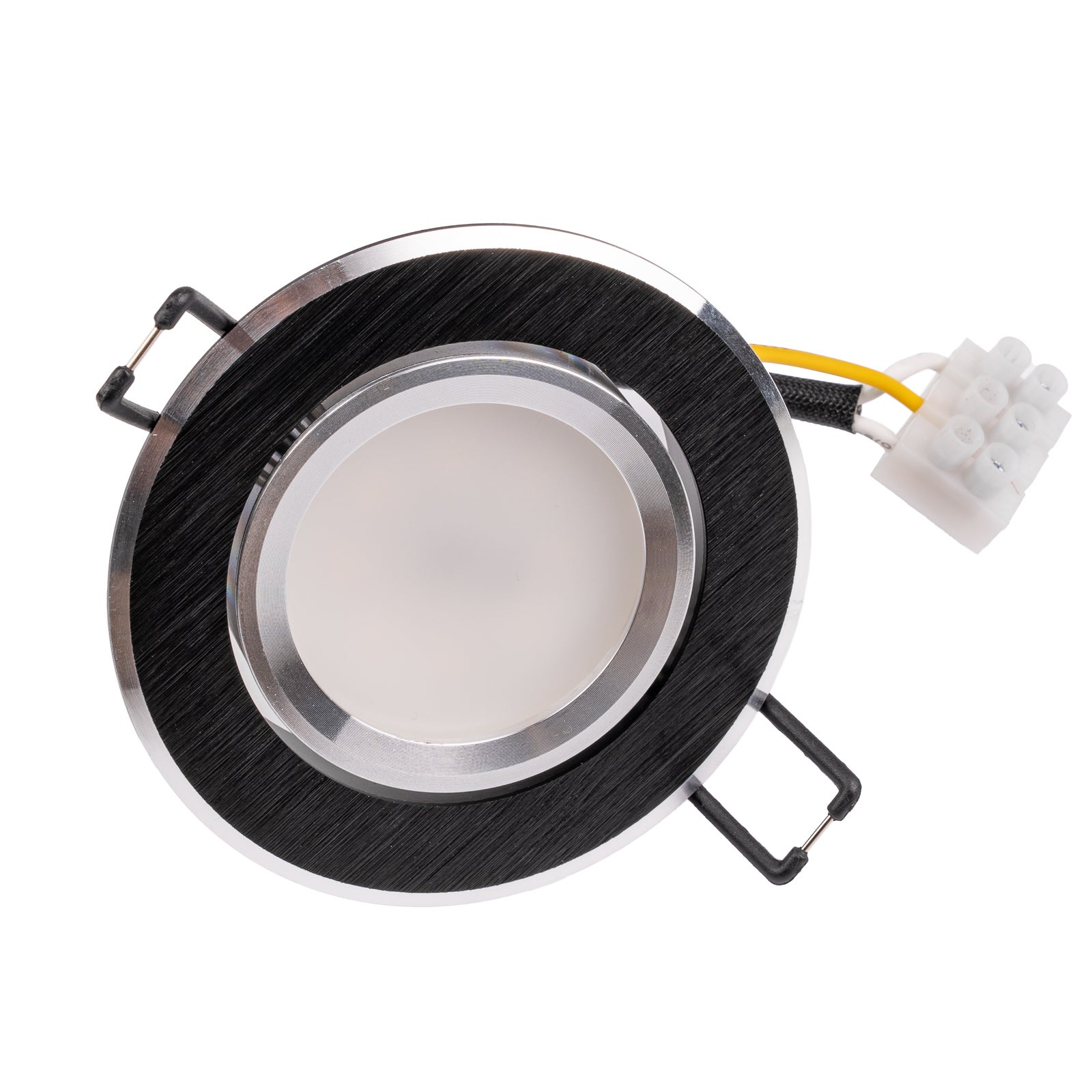 Oprawa Halogenowa Oczko Lumiled Podtynkowa Okrągła Ruchoma 3w1 GU10 6W 3000K Ciepła biel Czarny
