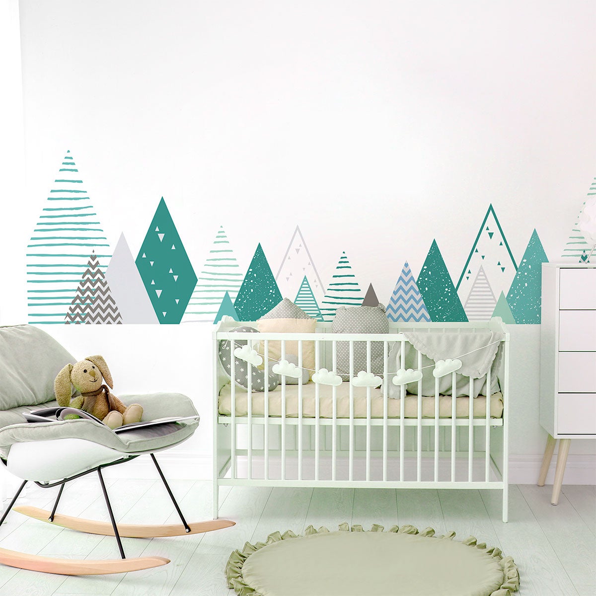 Adesivo bambino di montagna scandinavo kimka - Sticker adesivo - adesivi murali - 70X115cm - 6