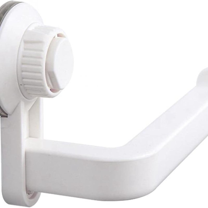 Uchwyt na papier toaletowy, samoprzylepny uchwyt na papier toaletowy, ścienny uchwyt na papier, nie wymaga wiercenia (biały)