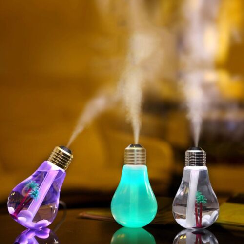 UMIDIFICATORE DIFFUSORE AROMI AROMATERAPIA LAMPADA DA TAVOLO LED - Foto 9