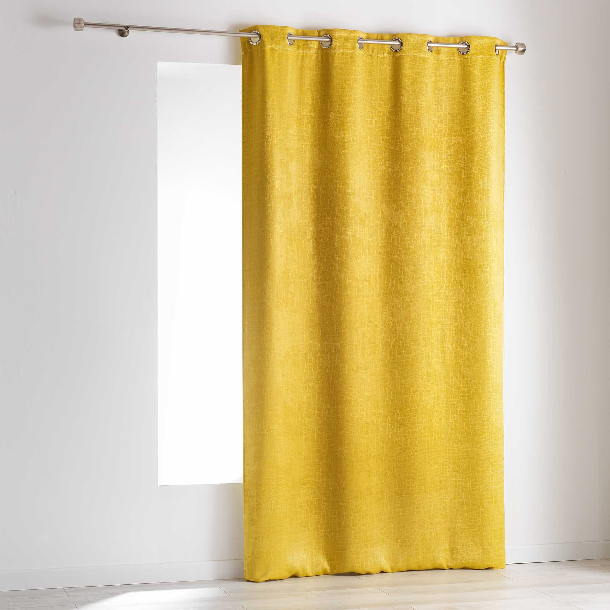 Rideau à Oeillets Occultant 140 X 240 Cm Opacie Jaune Leroy Merlin Rideau à Oeillets Occultant 140 X 240 Cm Opacie Jaune Leroy Merlin