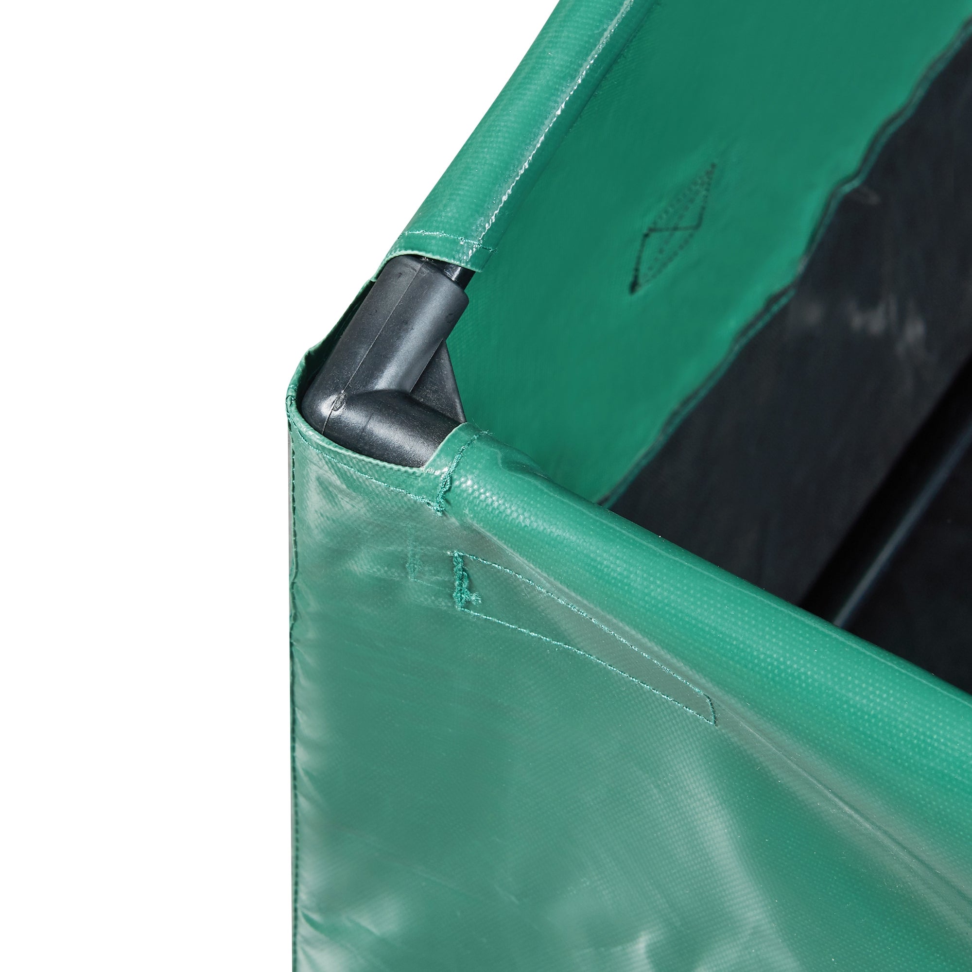 Caja de almacenamiento para exteriores Alanno de 560 L - Verde/Negro [casa.pro] - 7