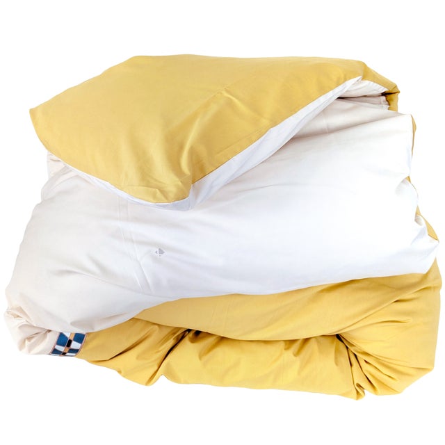 Housse de couette 300x240 cm en percale coton ROMY Ambre