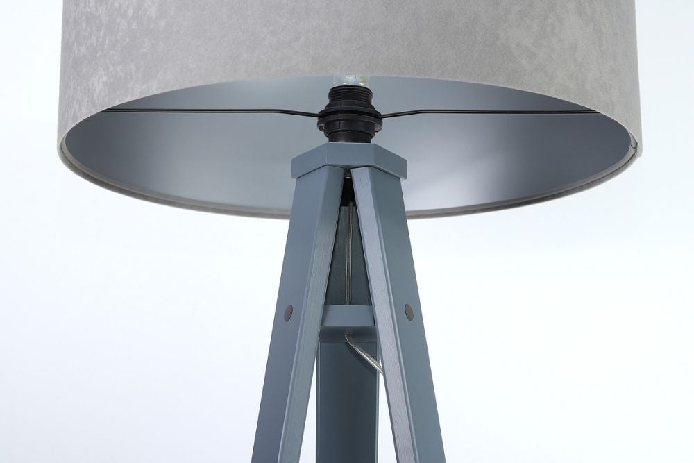 Lampa stojąca HOME 50 szara/srebrna/szara