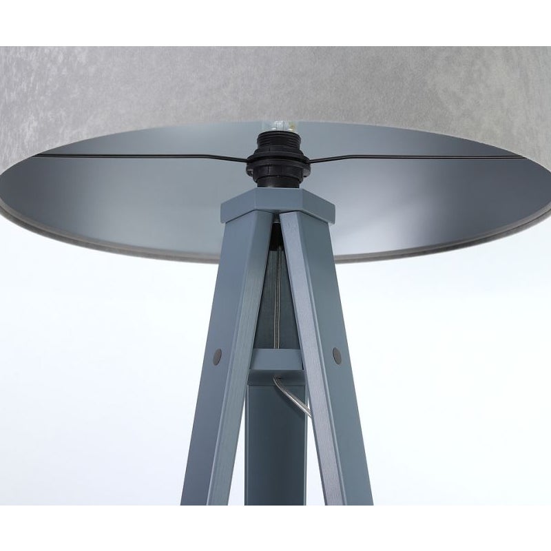 Lampa stojąca HOME 50 szara/srebrna/szara