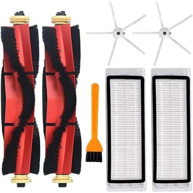 Filtru perie laterală pentru aspirator Xiaomi Roborock S5 Max S6 MaxV S6 Pure T6 cu accesorii, 2 role perie, 2 filtre 2buc