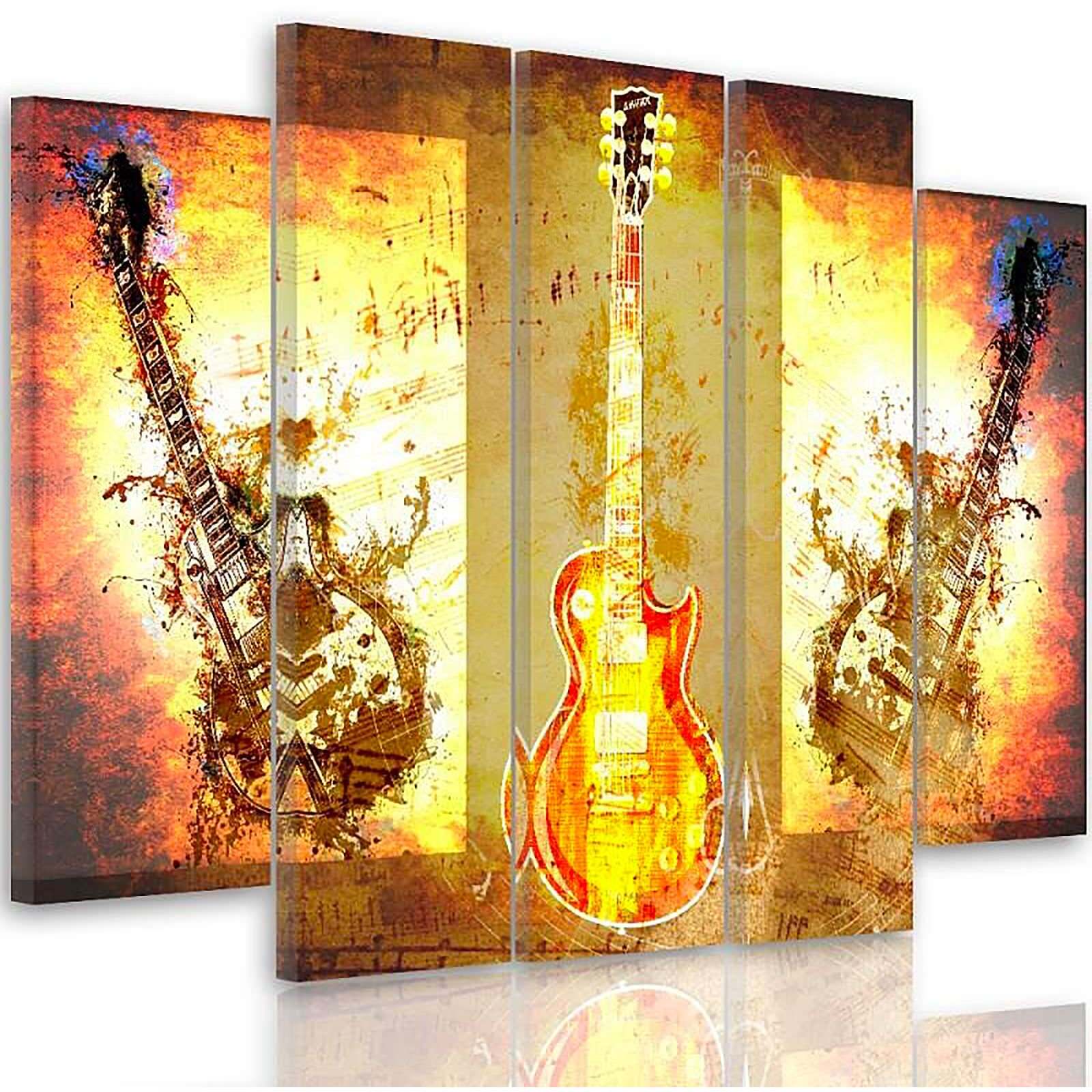 Tableau guitare - 300 x 140 cm - 2