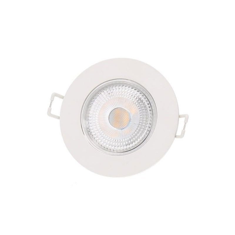 Spot LED Encastrable 5W IP65 Ø72mm Blanc - Pack de 5 / Blanc Chaud 2300K - 3500K - SILUMEN - 2