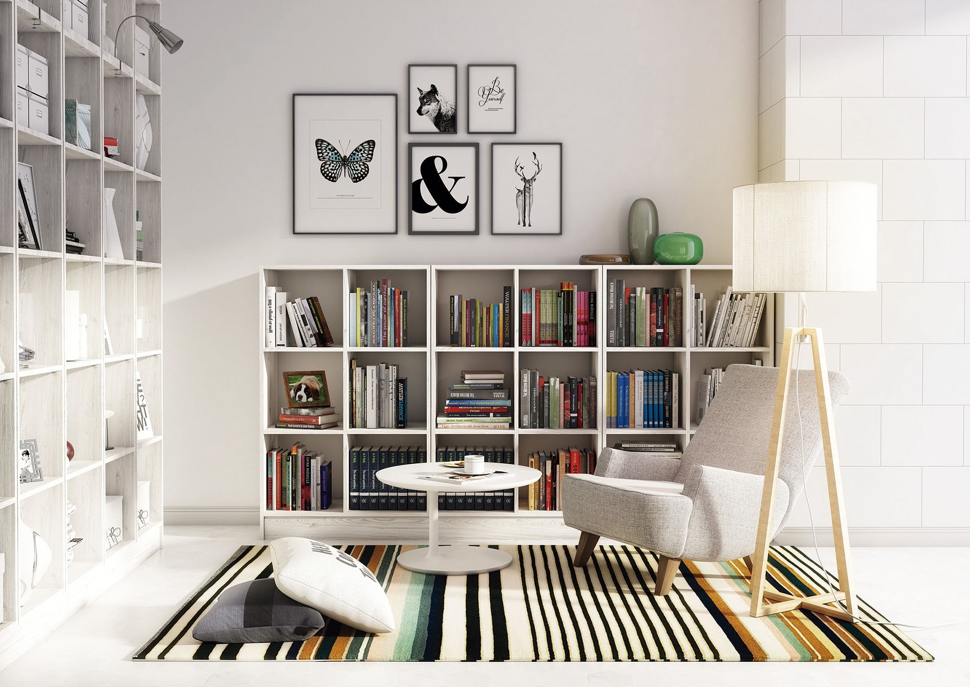 Étagère Astigarraga Dinamic 1 Cubes Modulaire Naturel Pin (36,2 x 33 x 36,2 cm) - 9