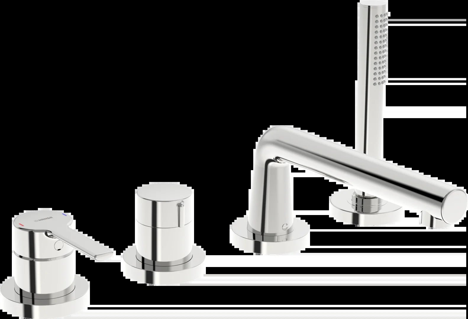Robinet De Cuisine KWC ZOE Splendure 3 Trous En Inox - 2 Manettes, Montage Large - Neuf Sous Emballage