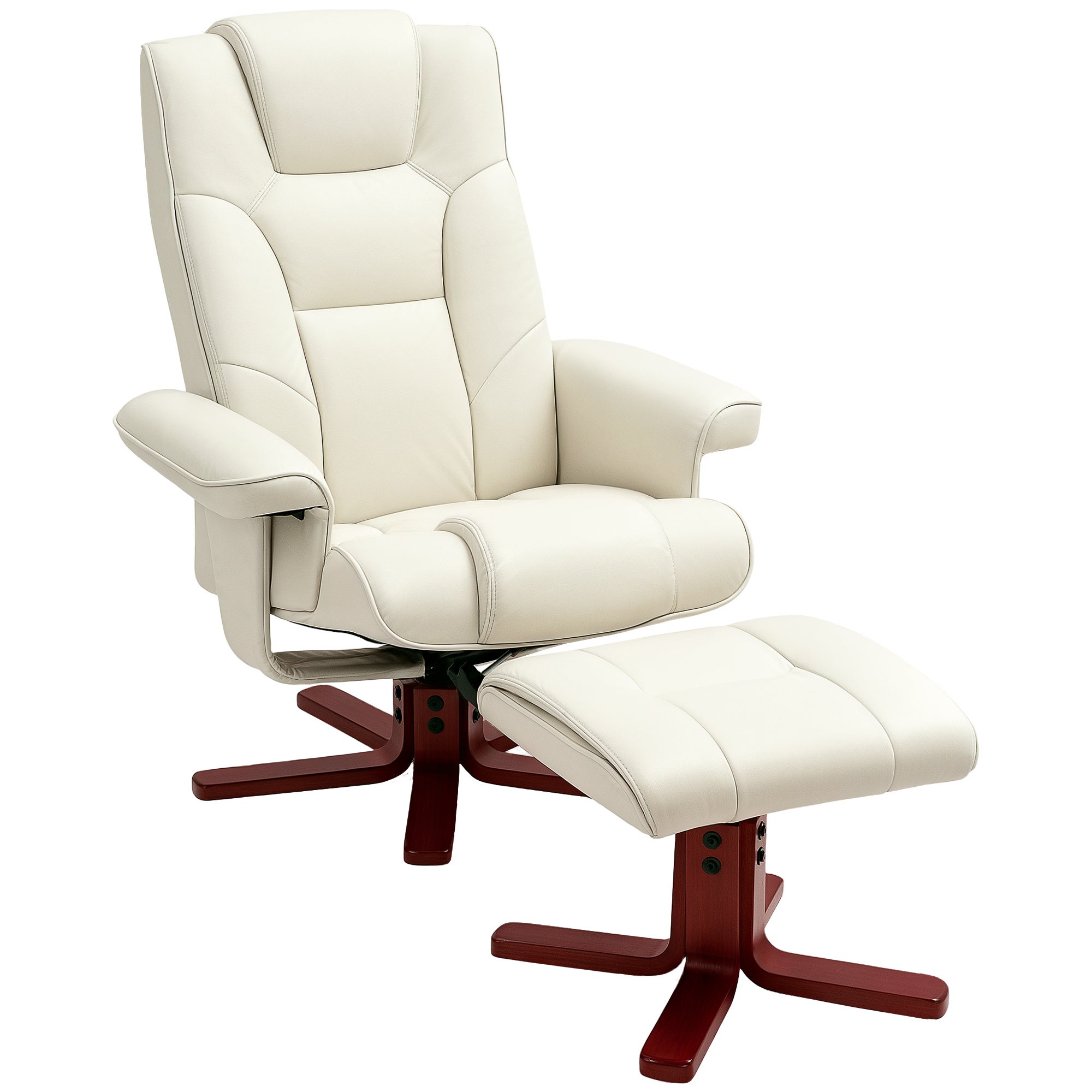 Fauteuil TV inclinable avec repose-pieds, fonction inclinable et ...