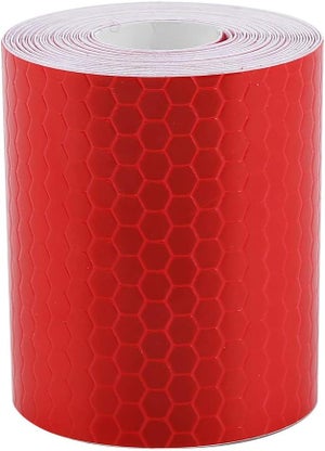 Nastro Adesivo Rimorchi Nastro Sicurezza Riflettente Rosso E Bianco 50 Piedi - Impermeabile, Per Rimorchi E Camion, Conforme DOT Rele Frecce Led Nastro Adesivo Rimorchi Nastro Sicurezza Riflettente Rosso E Bianco 50 Piedi - Impermeabile, Per Rimorchi E Camion, Conforme DOT Rele Frecce Led