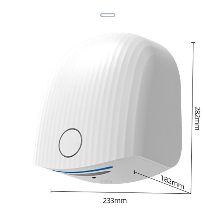 Sèche-mains automatique : efficace, pratique et intelligent, installation sans perçage (avec bac de récupération) - 5