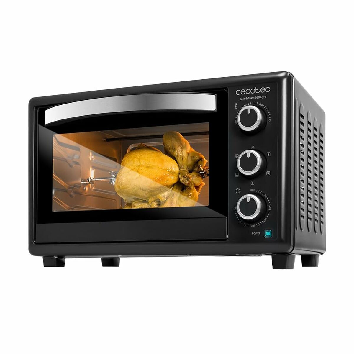 Forno Da Tavolo 30L 1650W | 5 Funzioni, Girarrosto, 65-230°C, Timer 60 Min, Cottura 360° Inclusa