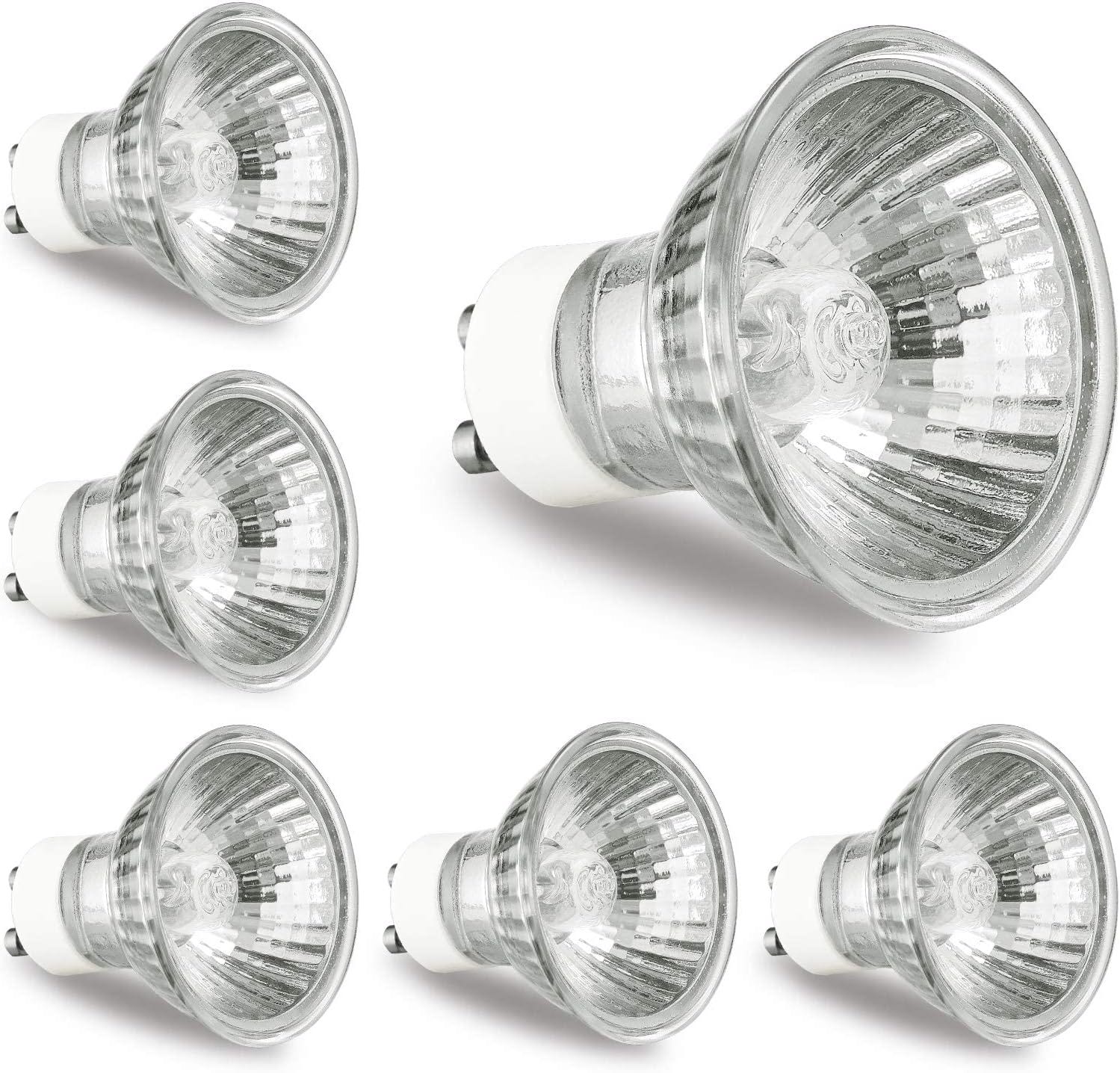 GU10 Halogen Bulb 120V 50W Halogen Light Bulbs for Candle Warmer Lamp ...