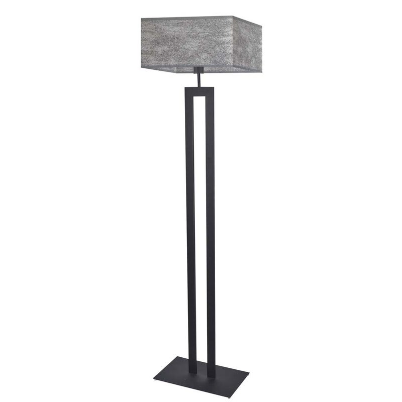 Lampa stojąca podłogowa z abażurem kwadrat MONO
