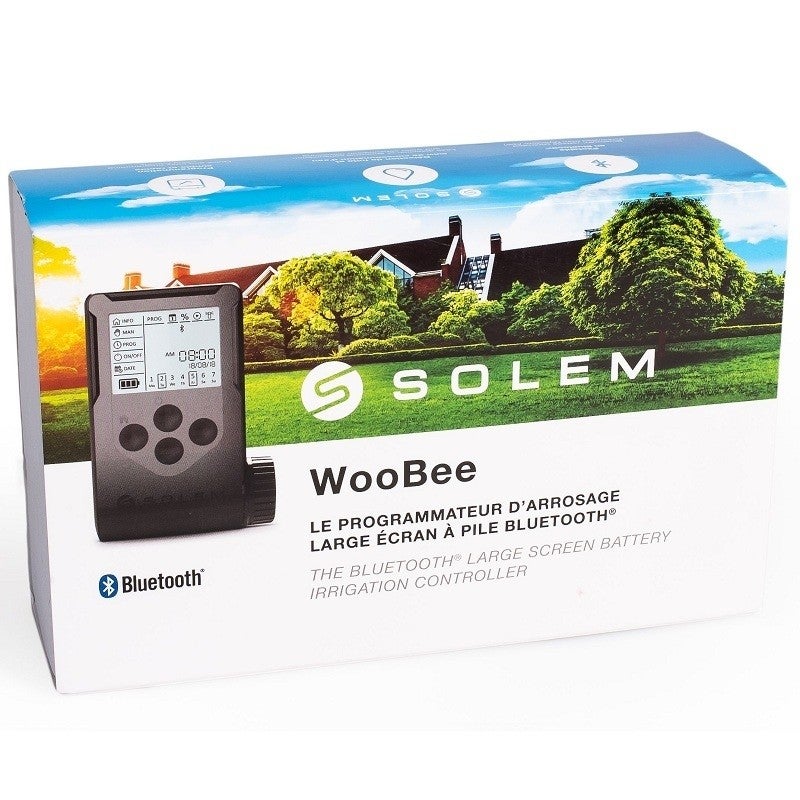 Programador de irrigação a bateria Solem WooBee 2 estações com Bluetooth | Oferta exclusiva - 4