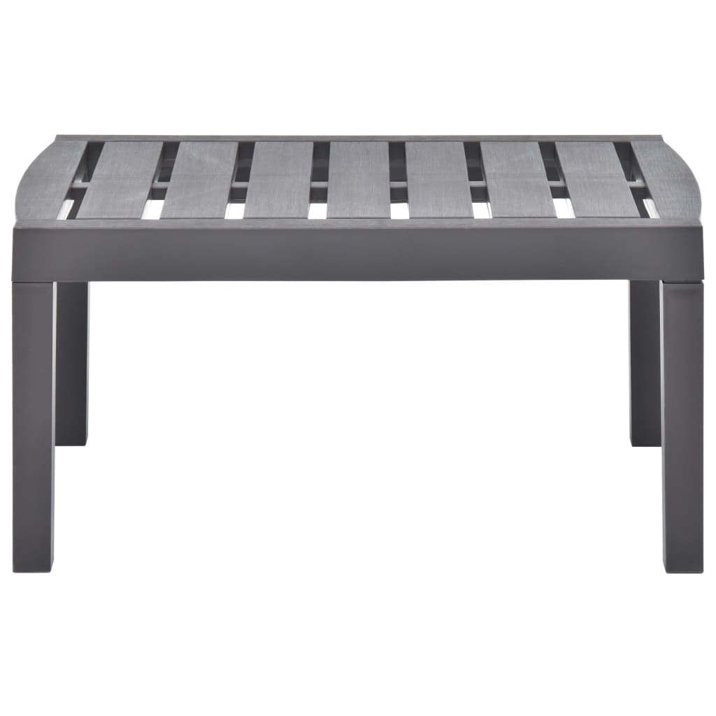 Table de jardin Moka 78x55x38 cm Plastique vidaXL - 2