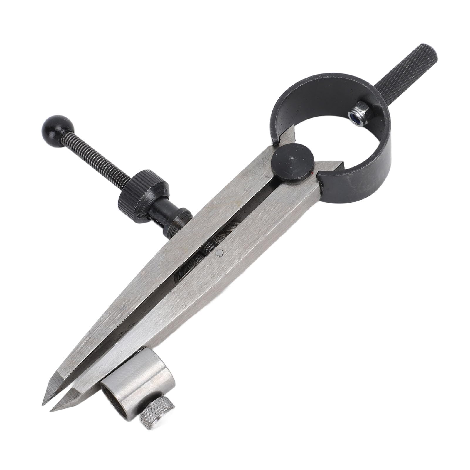 Pied à coulisse à ressort à jambe plate 75 mm Compas en acier ...