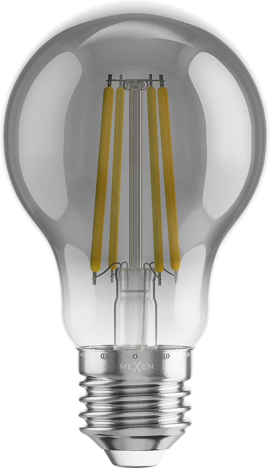 Mexen Vintis Bec LED filament E27, A60, 8W, Calda - 2200K, 600 lm ...