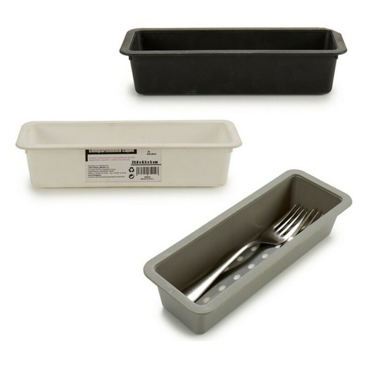 Range-couverts et range-tiroirs avec système adapté