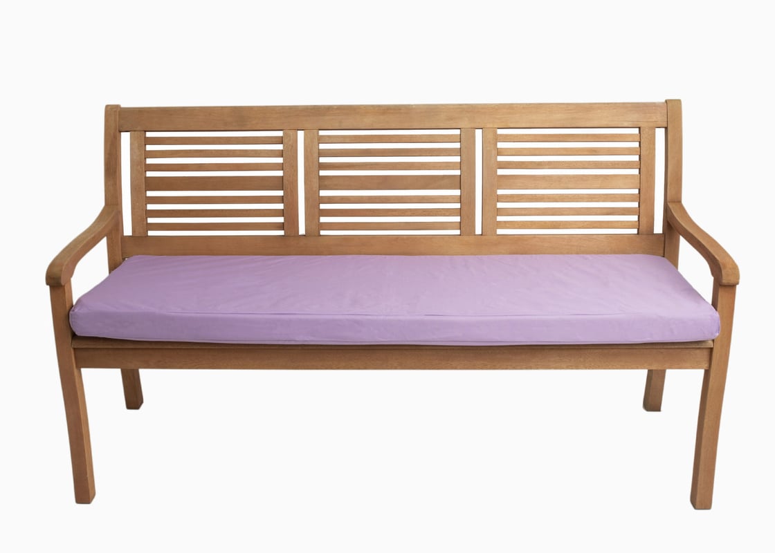 Poduszka ogrodowa na ławkę 170x50x7cm poduszka na meble ogrodowe fioletowa, poduszka na balkon taras, poducha ogrodowa na ławkę
