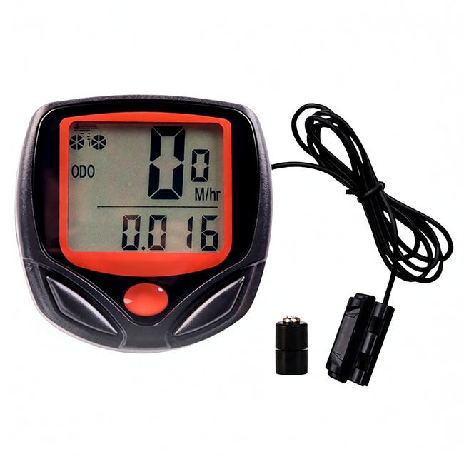 Wired bicicletta Computer English Large digitale bici Computer Odometer ...