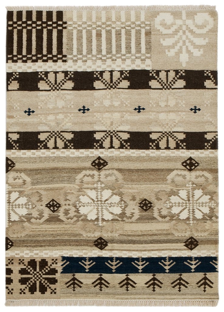 Nowy projekt Oryginalny autentyczny ręcznie robiony kilim Indie 240x170 cm