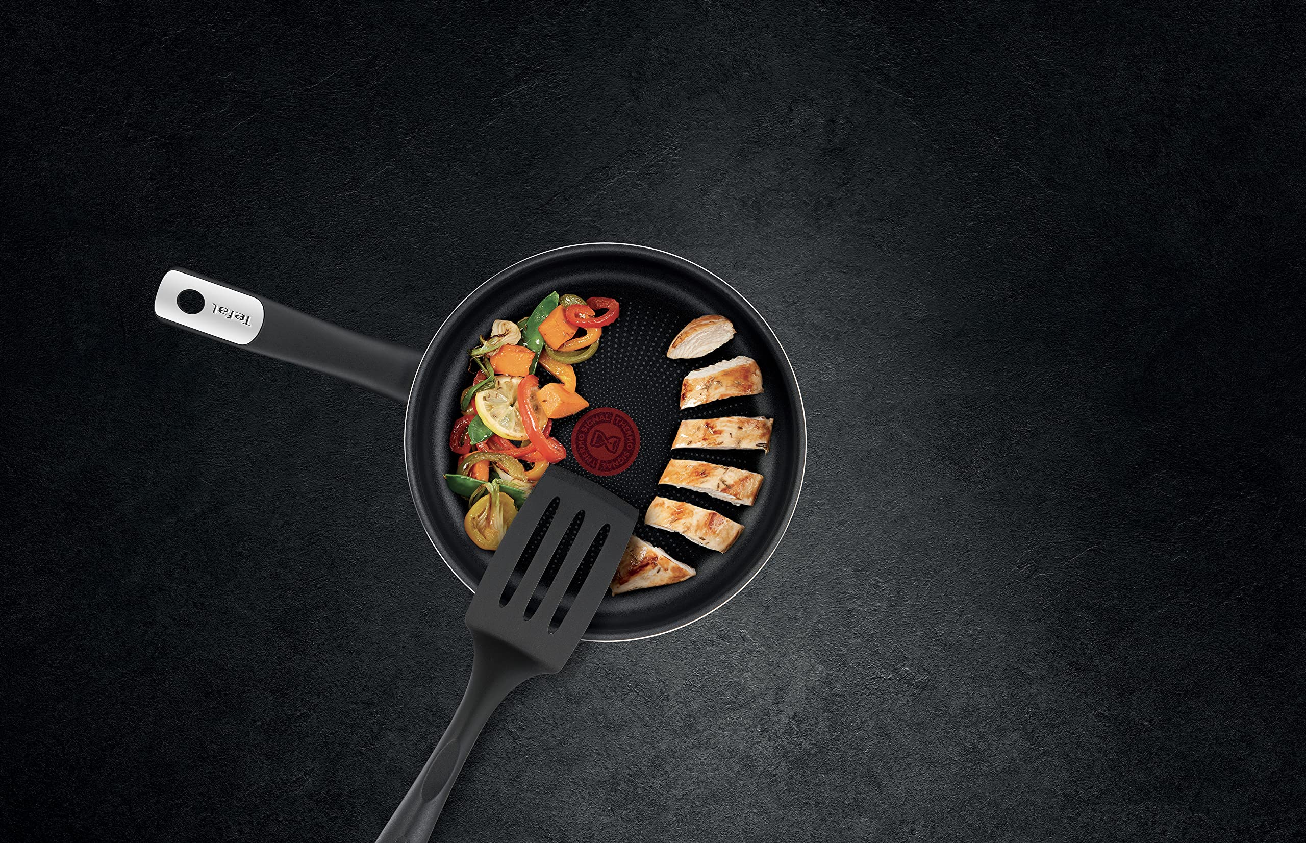 Tefal Comfort Max Padella 30 Cm: Antiaderente Al Titanio, Induzione, Con Termo-Spot. Senza PFOA.