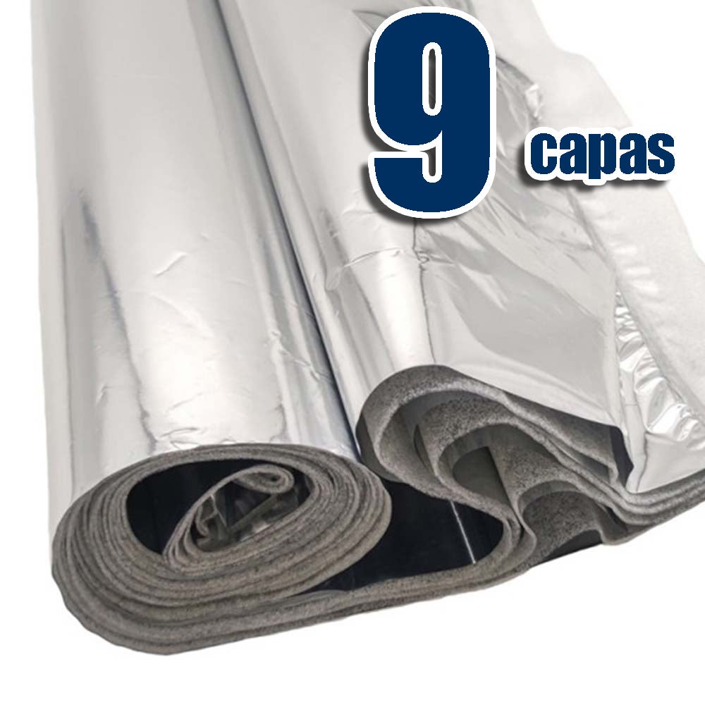 Aislante Reflexivo Multicapa Aluminio 100% (9 capas - 10 x 1,20m ...