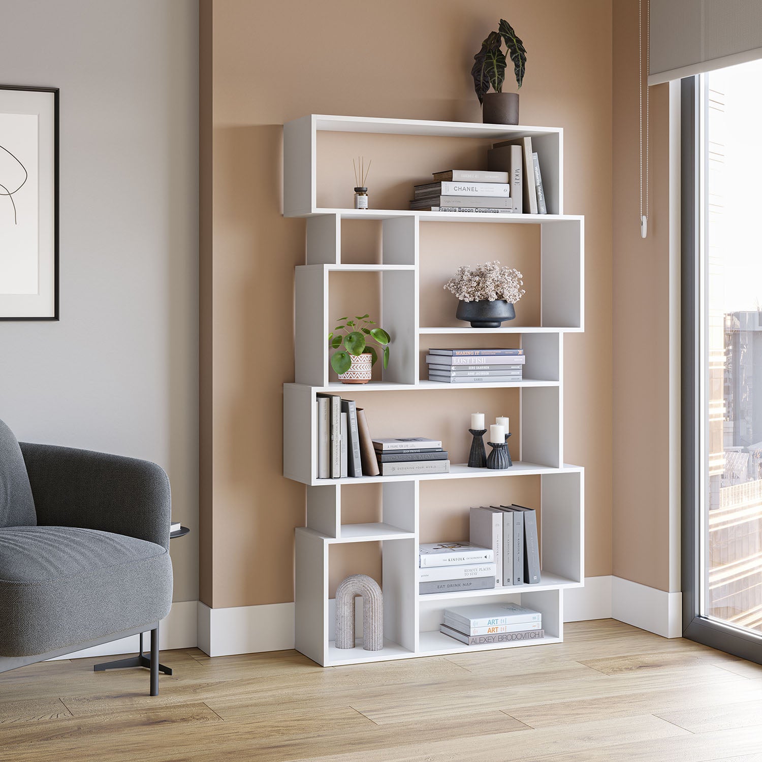 Estante Hawai 10 compartimentos cor branco - 2