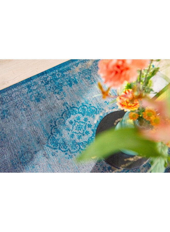 Design medaglione - Tappeto medaglione Fading World - Grigio turchese - 200 x 280 CM - louis de poortere - 2