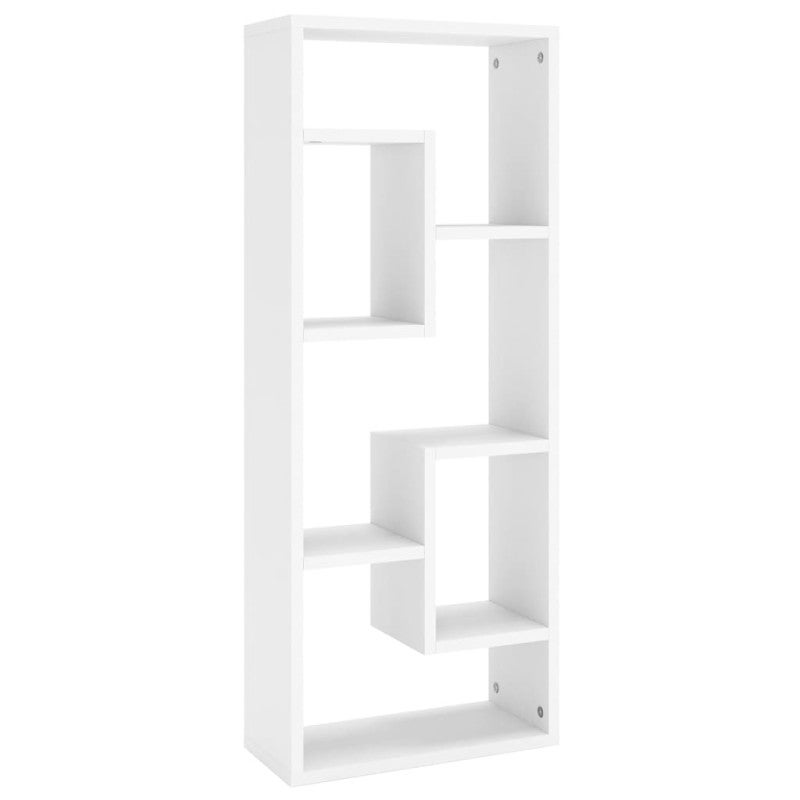 Étagère murale Blanc 36x16x90 cm Bois d ingénierie - 2