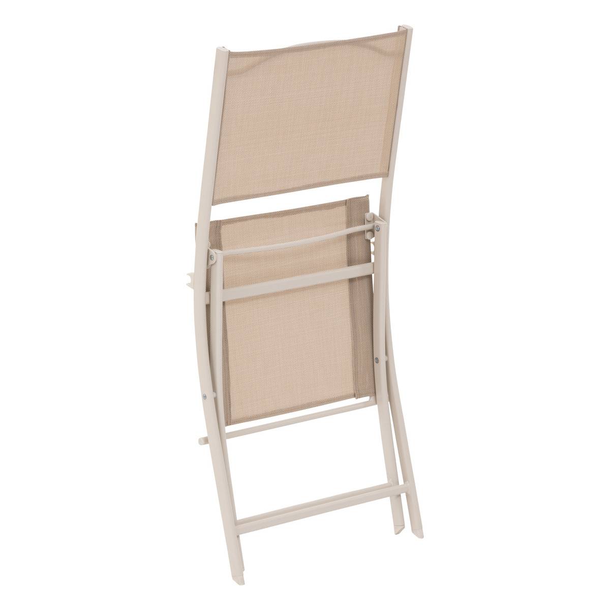 Lot de 4 chaises de jardin pliantes 