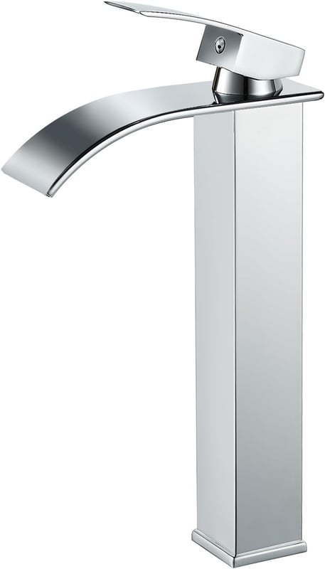 Bateria łazienkowa, ciepła i zimna woda, wysokość odpływu 232 mm, chromowane przyłącza G 3/8