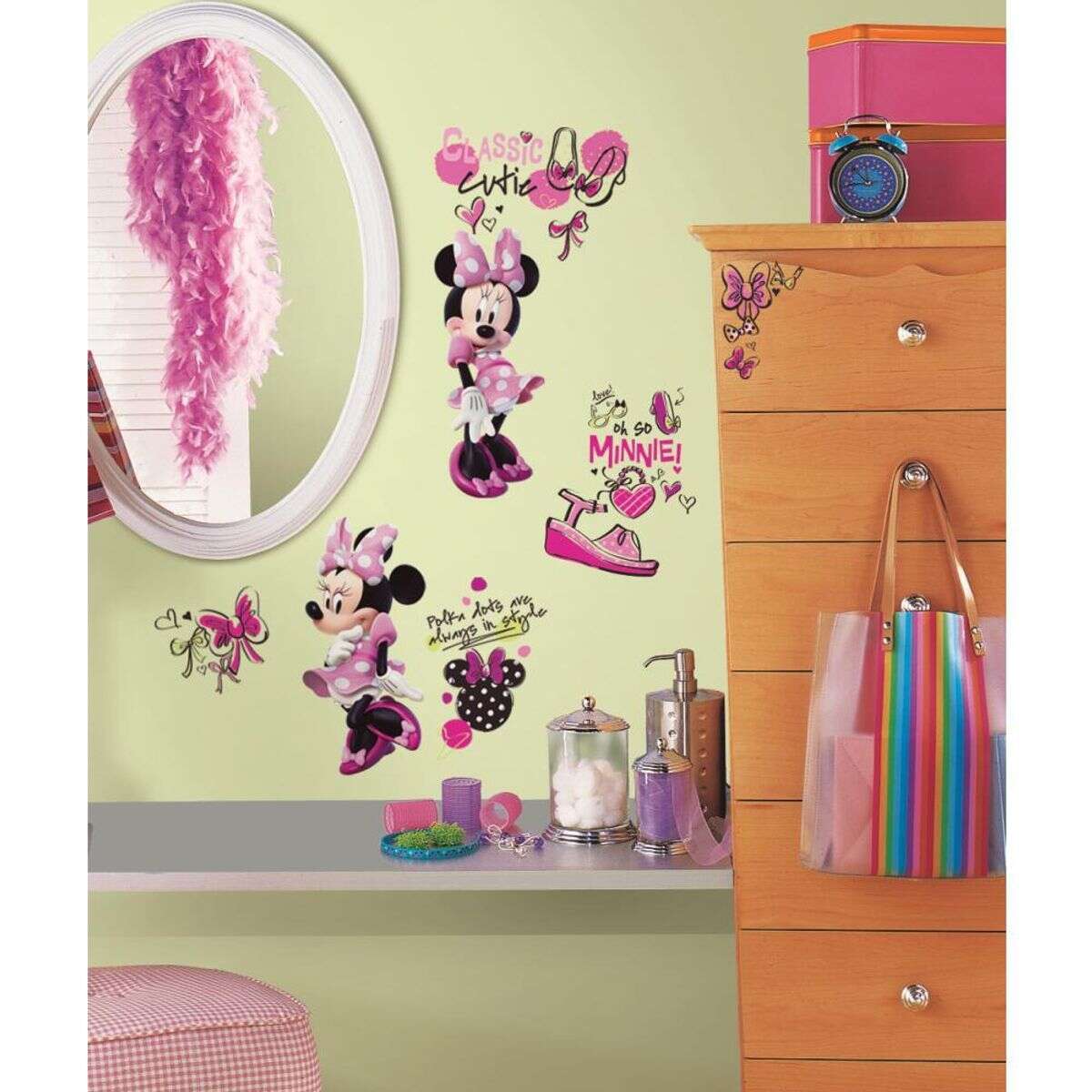 RoomMates RMK11645RL Carta da Parati Adesiva con Stampa Botanica, Bianco e Nero, 45.72 cm x 5.74 m