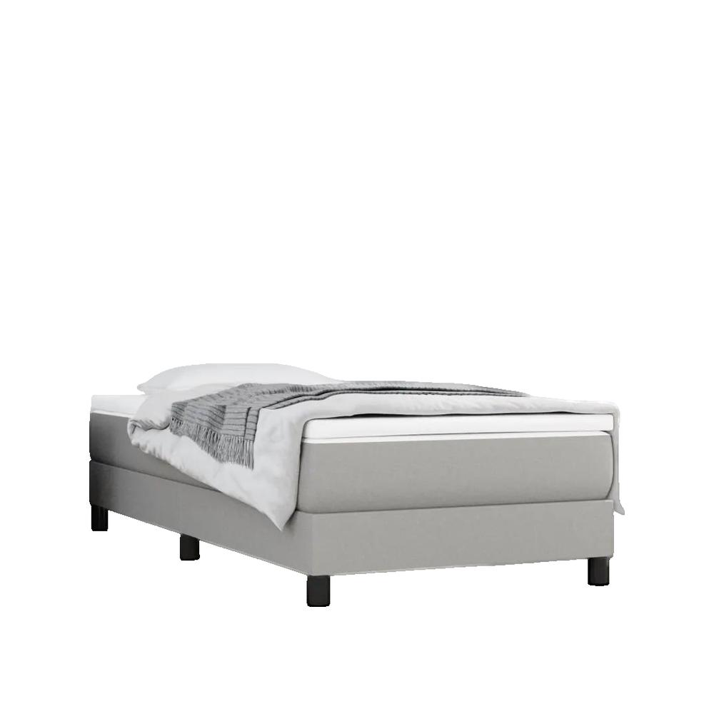 Materac sprężynowy kieszeniowy vidaXL Szary wygodny i trwały 90x190 cm