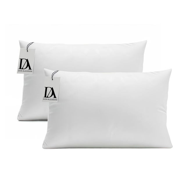 Pack 2 Almohadas 100% Fibra 70cm SoftDream Superior Don Algodón