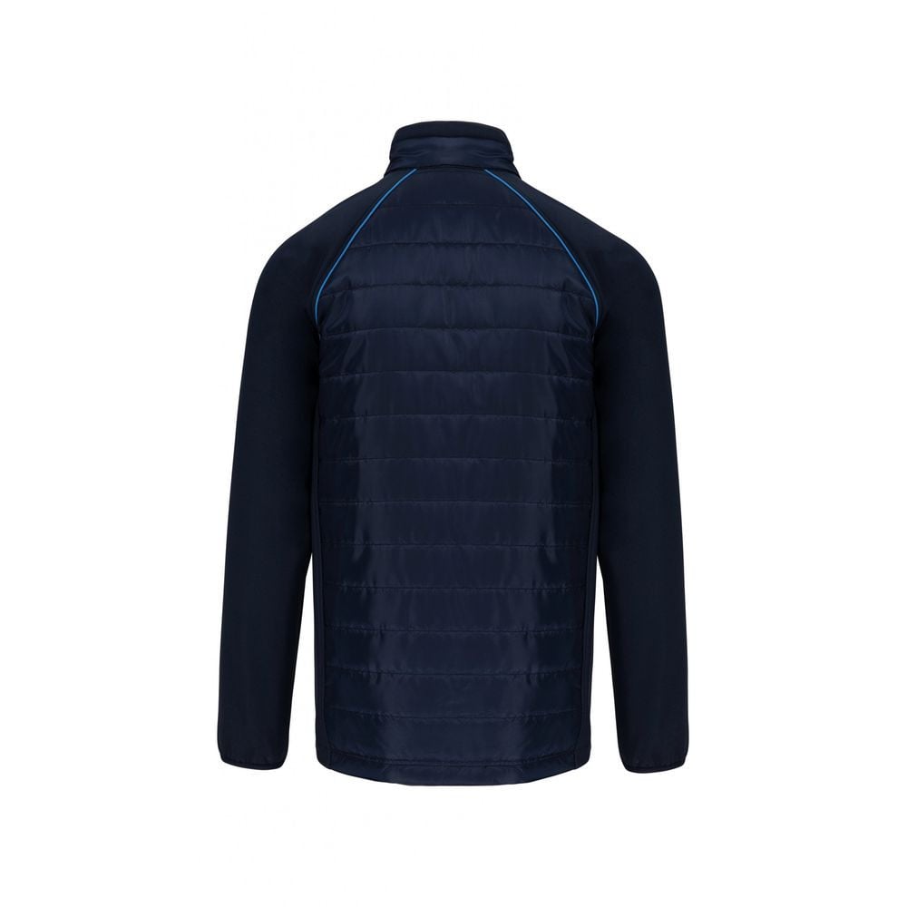 Veste DayToDay bi-matière unisexe WK. Designed To Work Bleu Marine / Bleu Royal XXL - 3