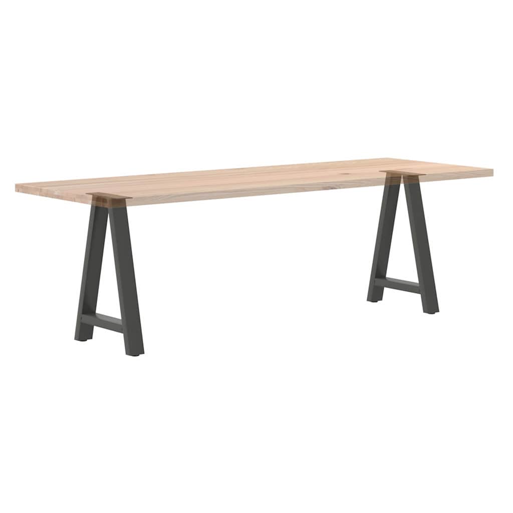 Pernas de mesa de centro Forma A 2 unidades aço antracite?60x(72-73) cm - COMFORTXL - 8